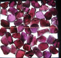 Rhodolite rough, Violet color, faceted grade rough from orissa gems