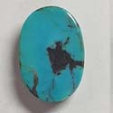 Original Turquoise gems  with gold flake from orissa gems