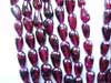 Garnet drops, top drill Shapes beads from orissagems