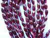 Garnet long oval Shapes beads from orissagems
