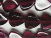garnet triangle shape beads from orissa gems