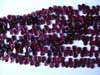 Garnet pear ,side drill Shapes beads from orissagems