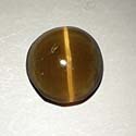 Sillimanite cat's eye brownish yellow from orissa gems