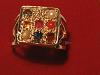 Gold Navratna ring , from Orissa gems