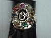 Silver Navratna ring from Orissa gems
